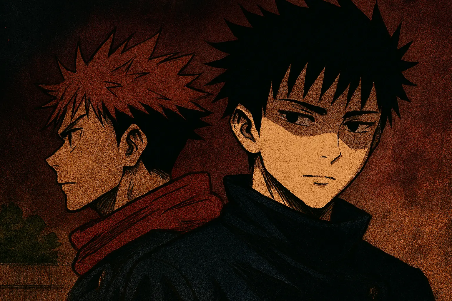 Male Kuudere rival character showing silent support and hidden loyalty to the hero.