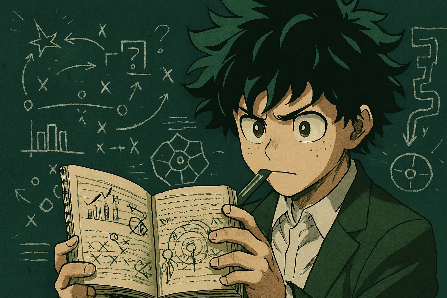 Visual representation of the Shonen Protagonist Trope, showing the evolution, transformation, Nakama, and grit of the archetypal anime hero