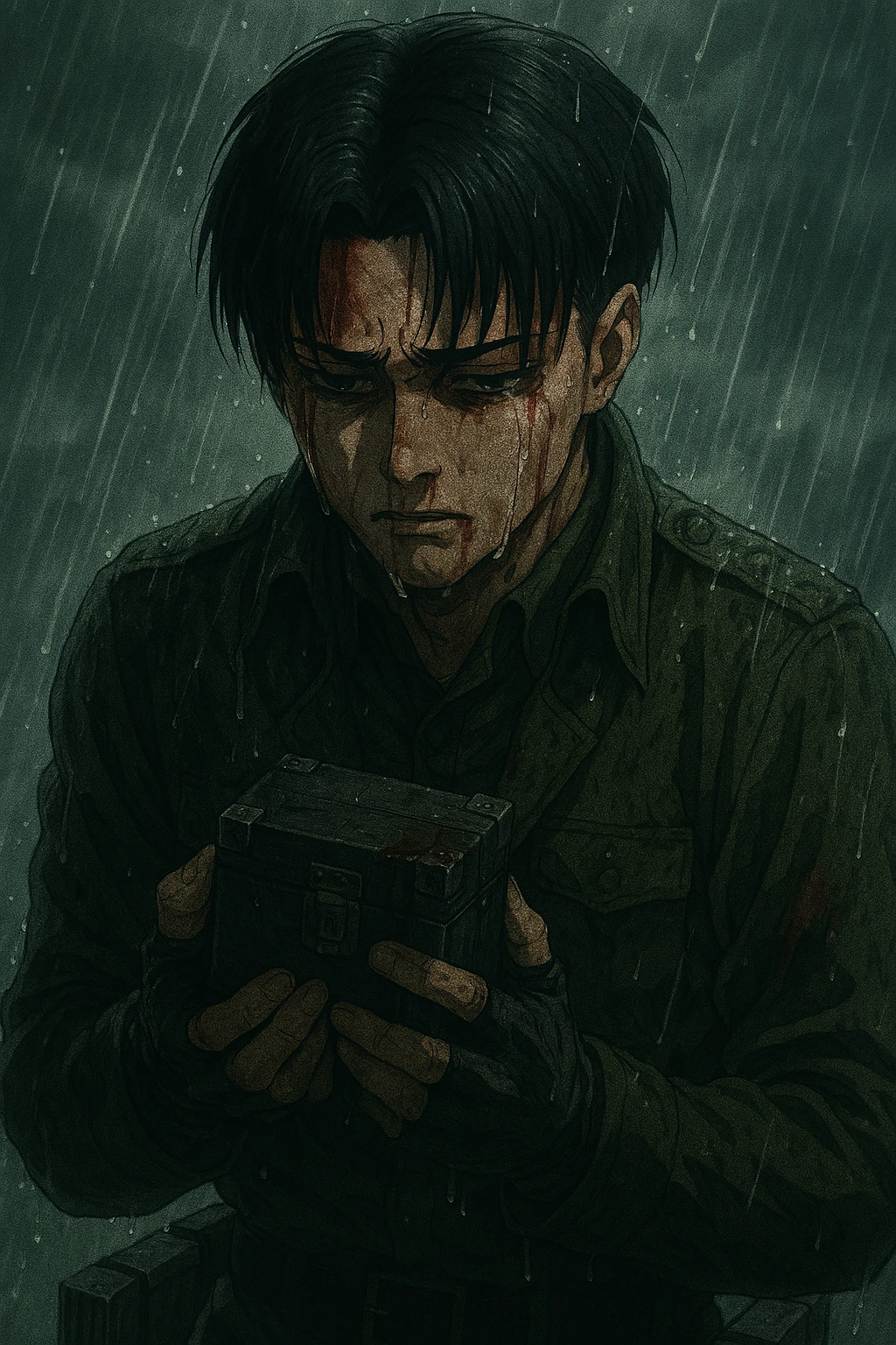 Levi Ackerman faces an impossible choice during the serum incident involving Erwin.
