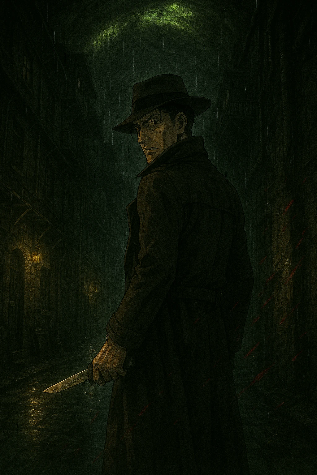 Kenny Ackerman in the Underground City, hiding from persecution of the Ackerman and Asian Clans.