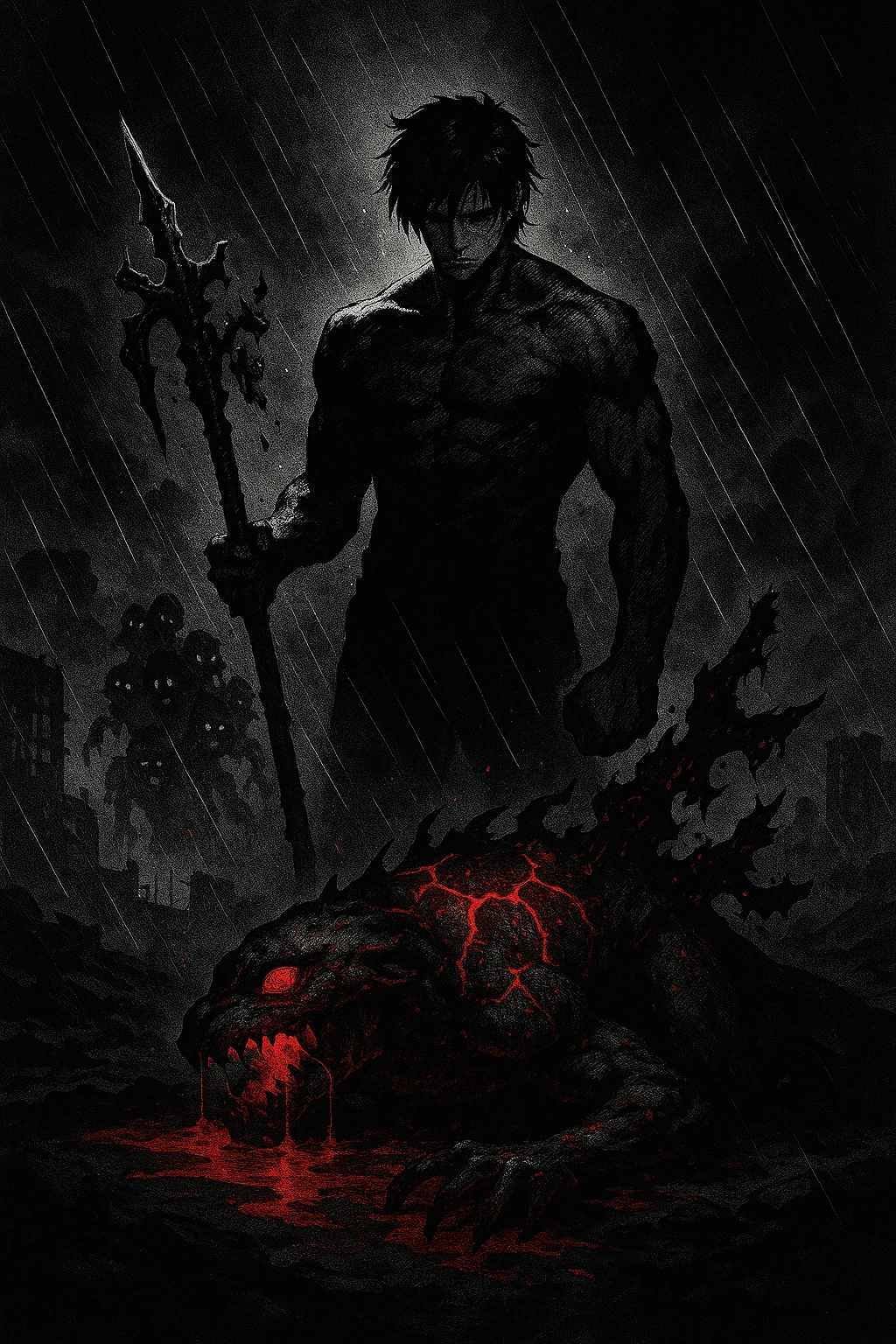 A warrior with zero cursed energy breaking a cursed tool, defying Jujutsu Kaisen Grades.