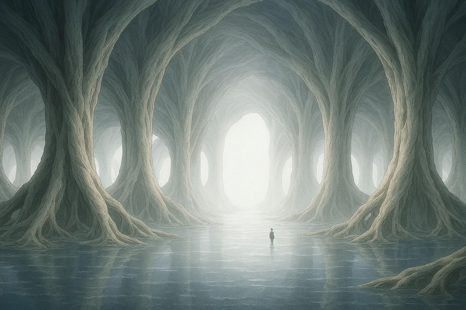 The mystical entrance to the Tombs of the Star Corridor where Master Tengen JJK resides.