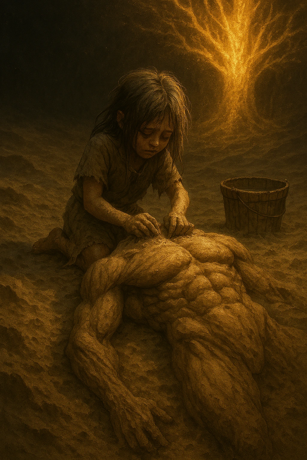 Ymir Fritz building a Titan body in The Paths Attack on Titan.