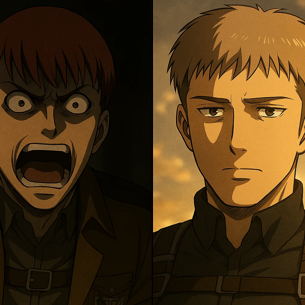 Comparison between Jean Kirschtein and Floch Forster, highlighting Jean's moral growth.