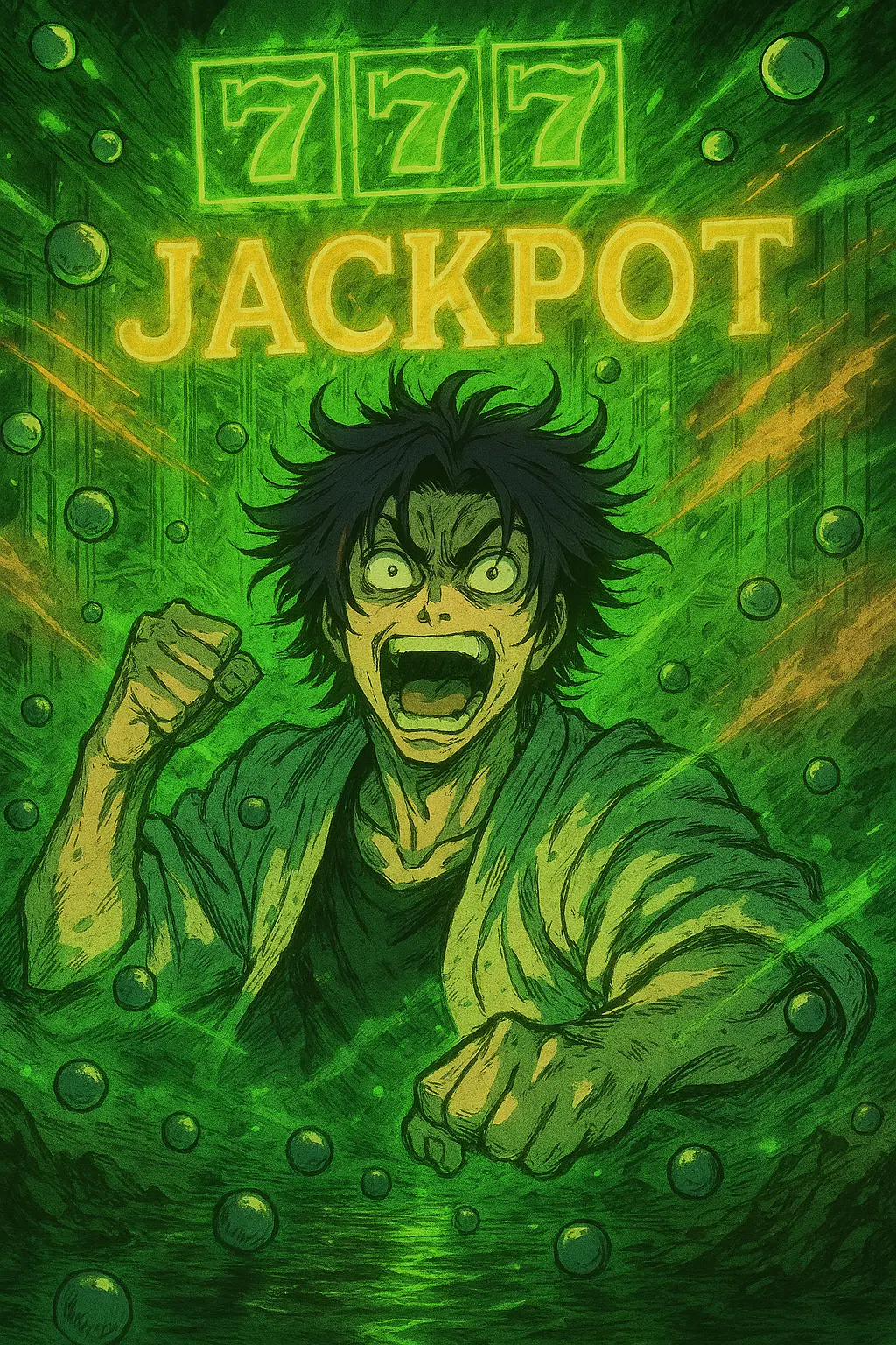 Kinji Hakari using gambling based Binding Vows JJK in his Domain.