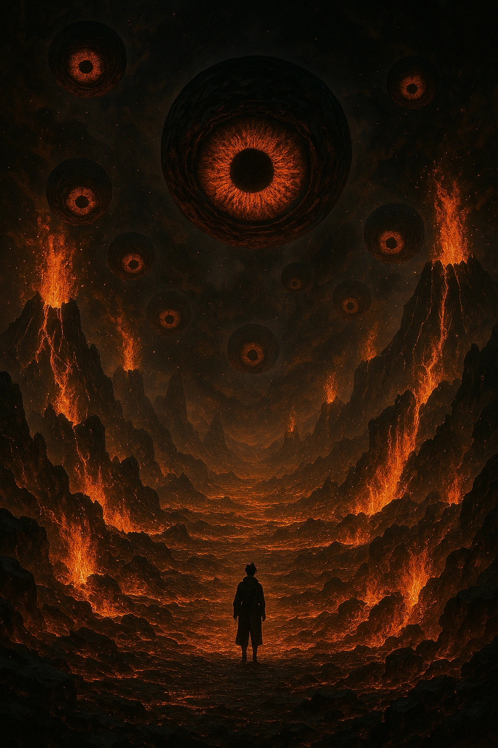 A sorcerer trapped inside a terrifying Domain Expansion, showing why Anti-Domain Techniques are needed.