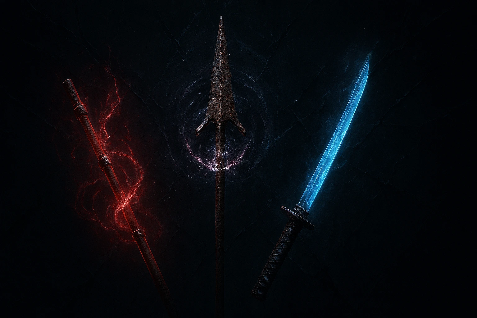 Collection of Special Grade Cursed Tools including Inverted Spear of Heaven and Playful Cloud.