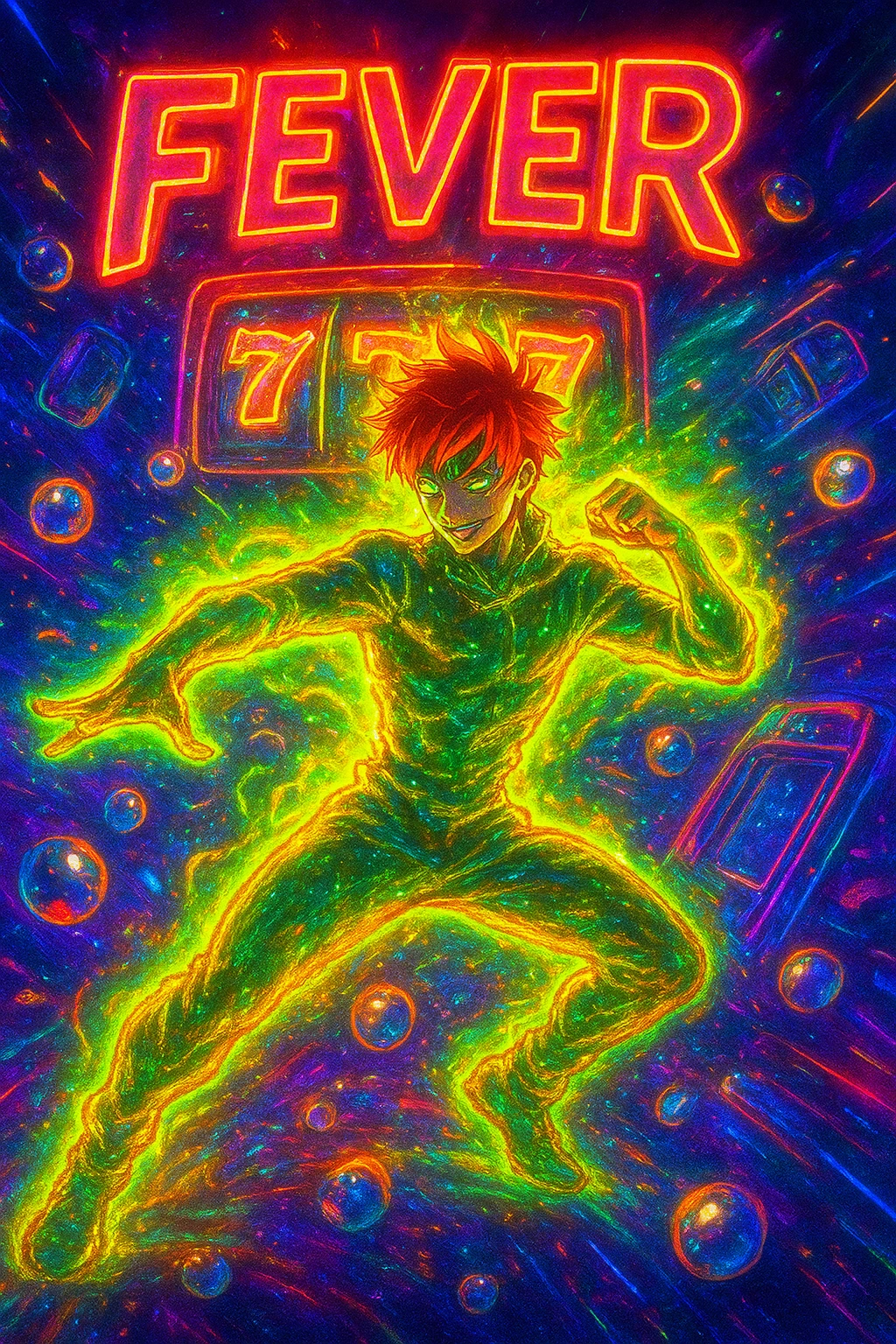 Kinji Hakari hitting a jackpot in his domain expansion, representing the wild card of the New Big Three