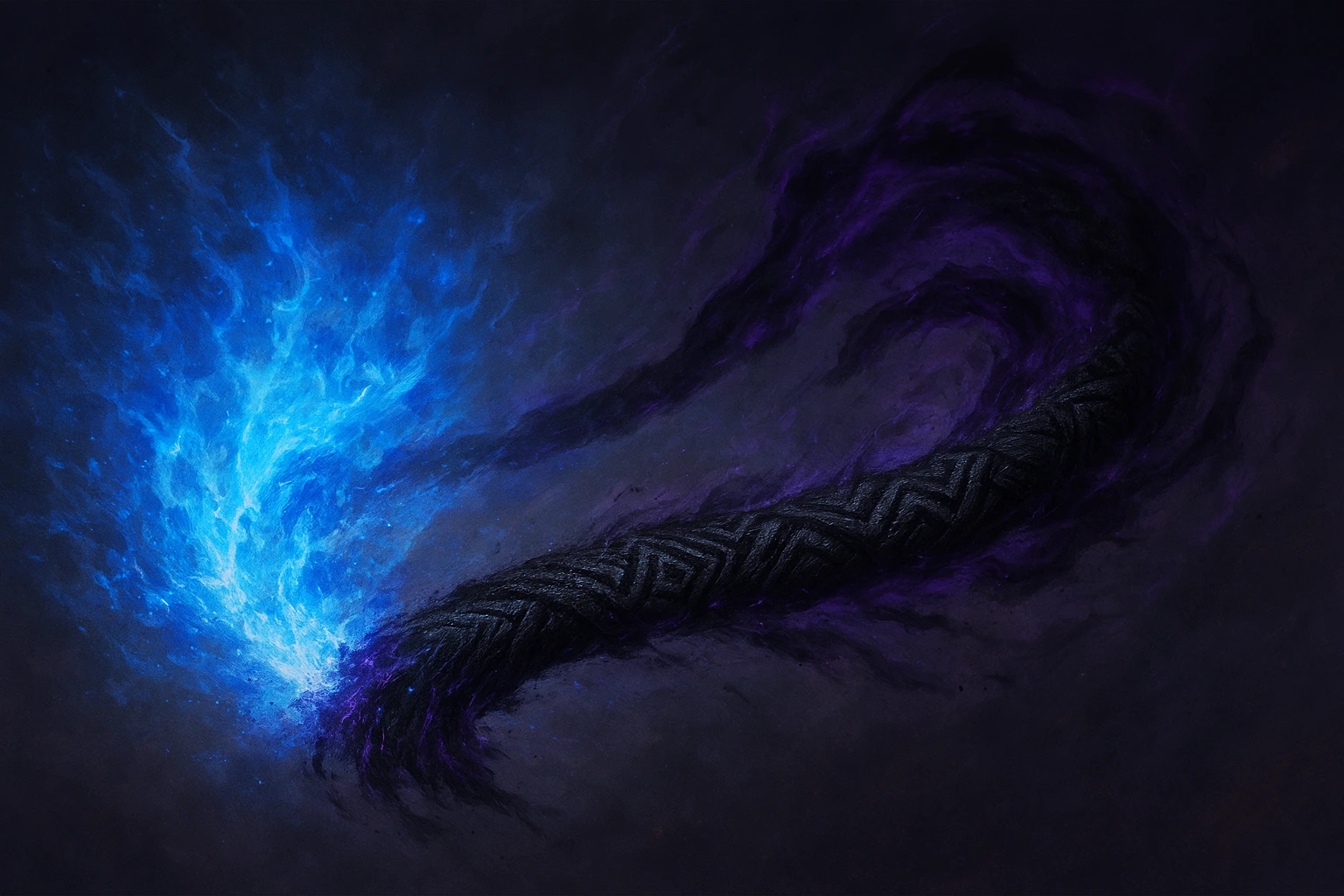 The Black Rope disrupting cursed energy techniques.