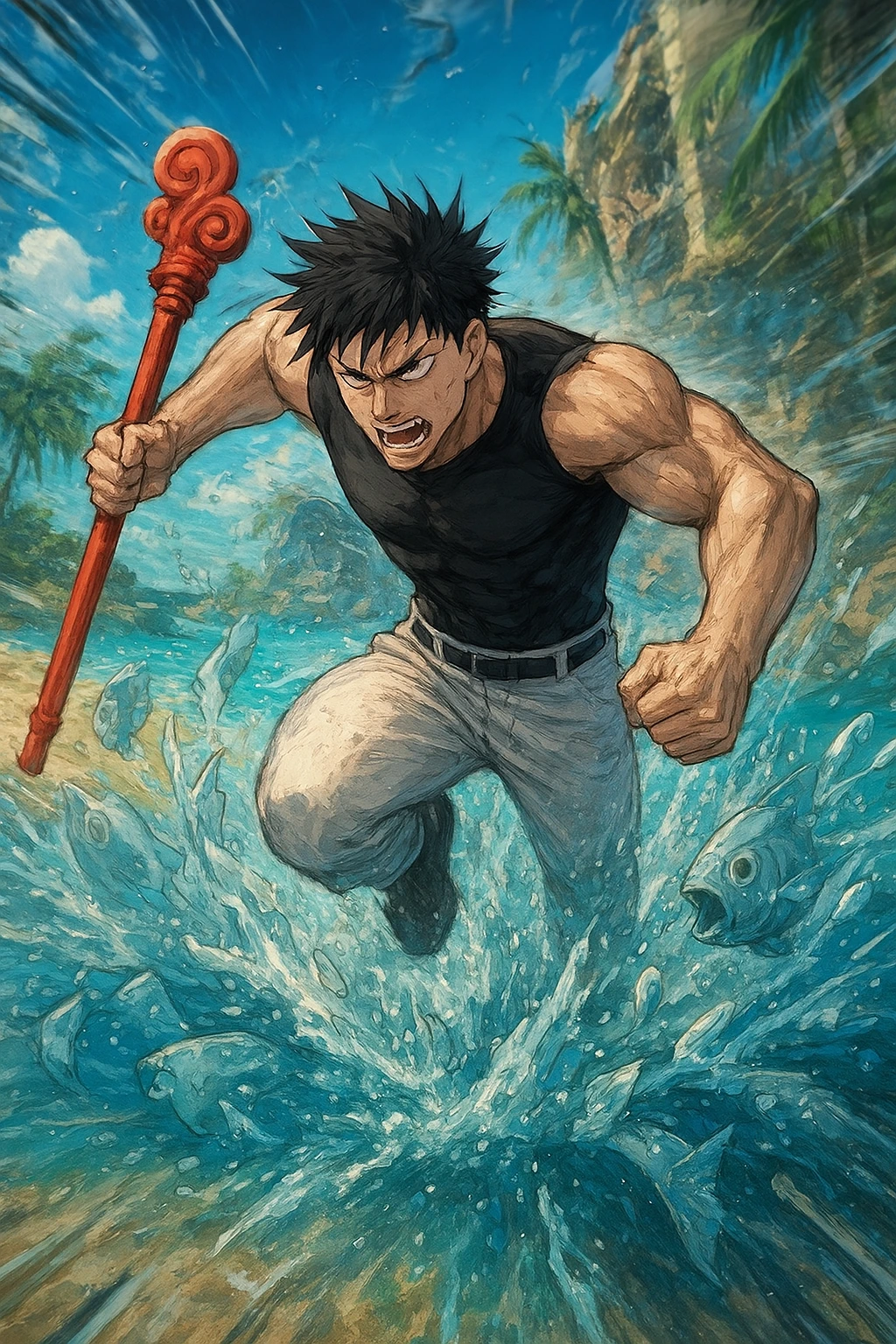 Toji Fushiguro enters the fight in the Shibuya Incident.