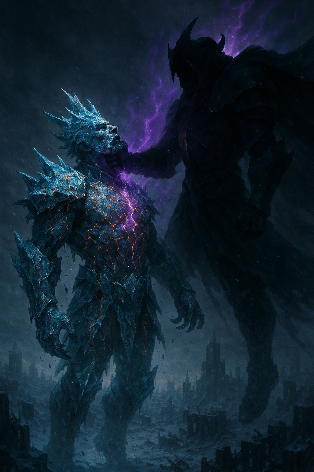 The Frost Monarch facing his ultimate demise, confirming his legacy as a necessary evil.
