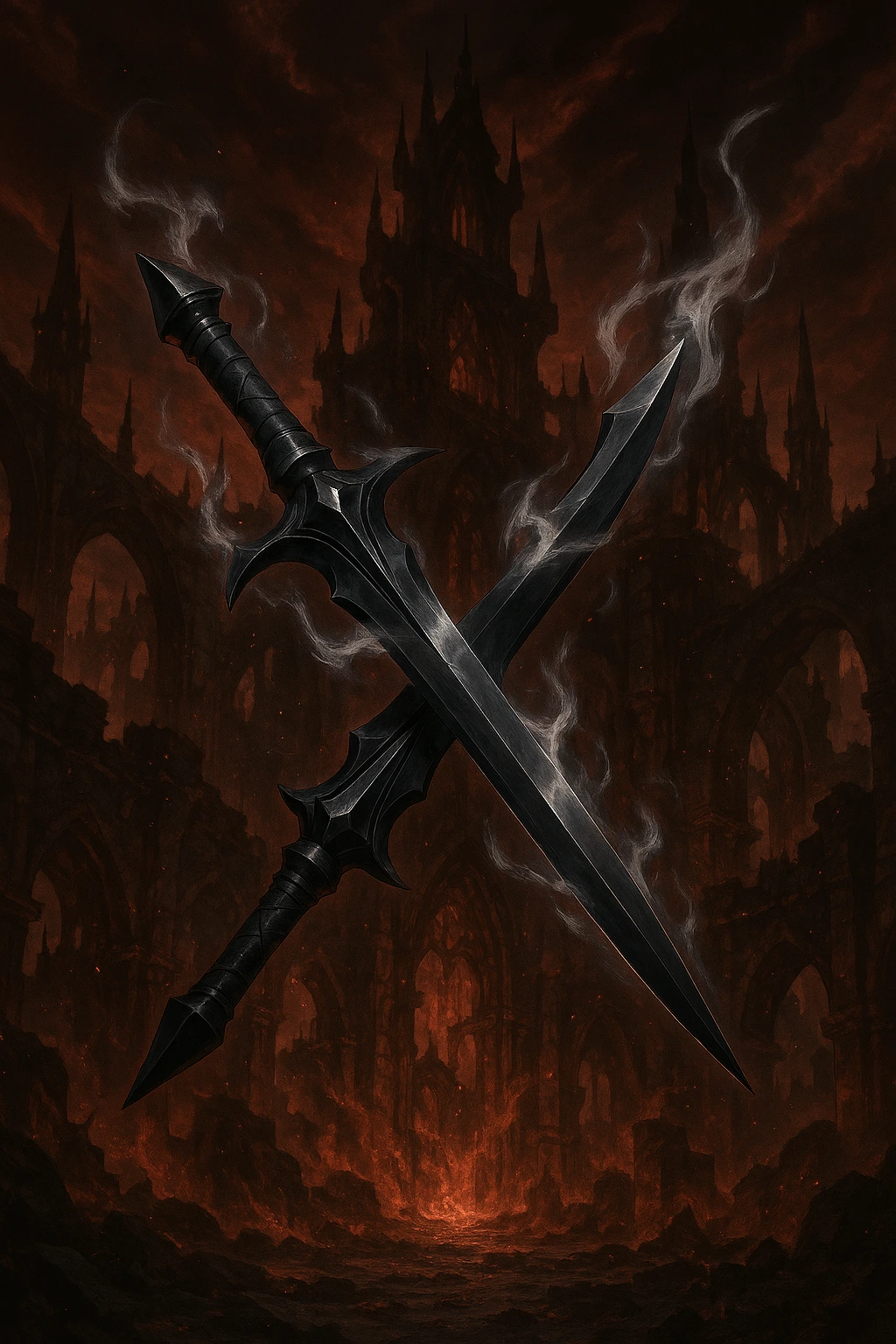 The Demon King's Daggers, the S-Rank dual weapons used right before Kamish's Wrath.