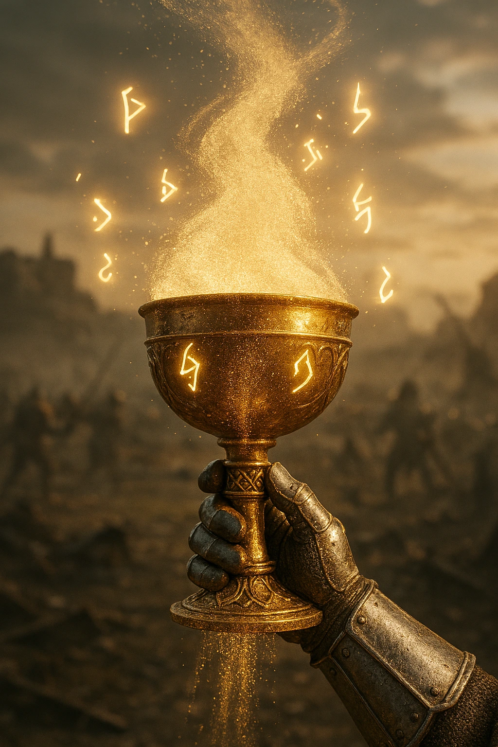 The Cup of Reincarnation used by Rulers to reset the Primordial War timeline.