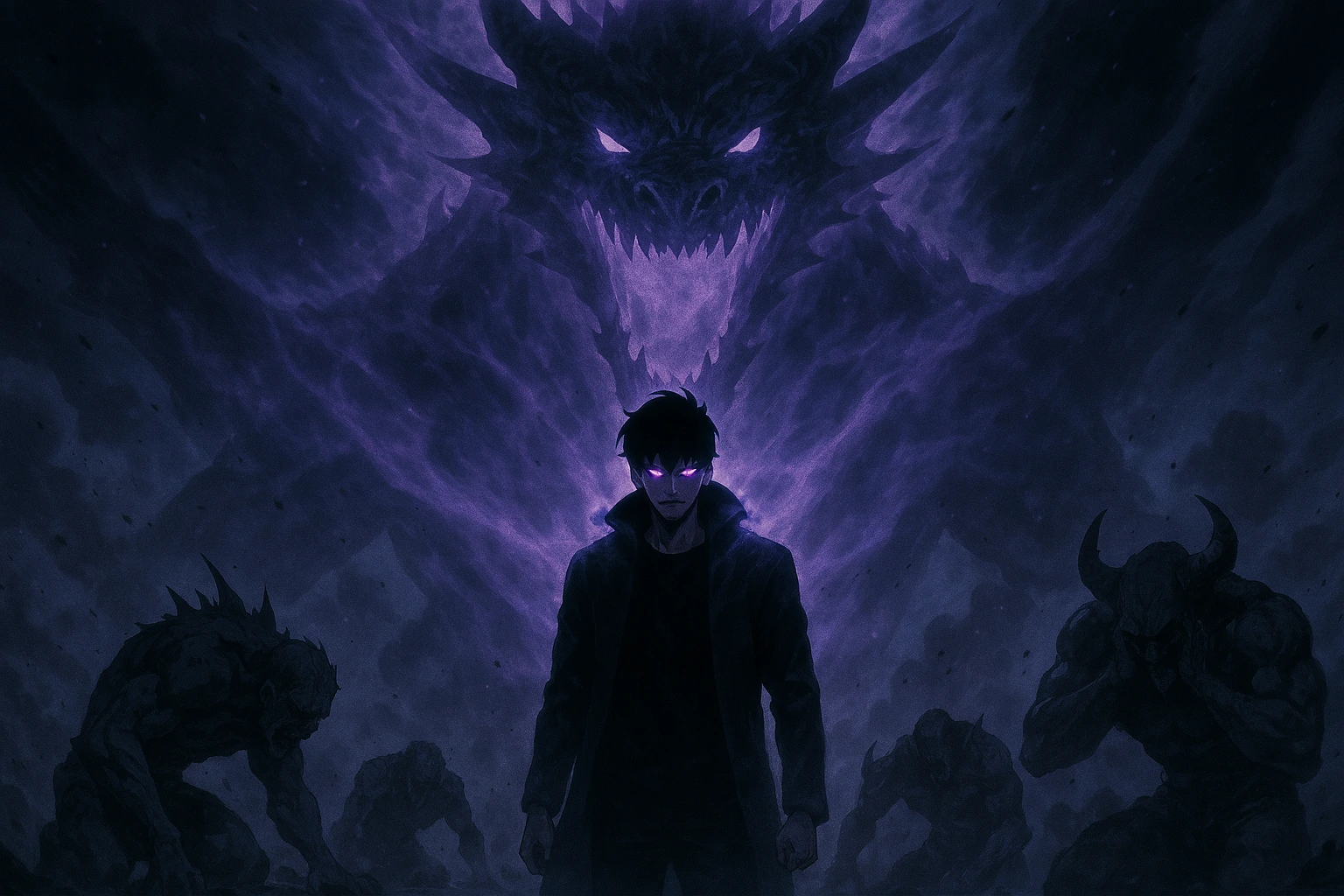 Activating Dragon's Fear to debuff enemies in the Sung Jin-woo skill tree.