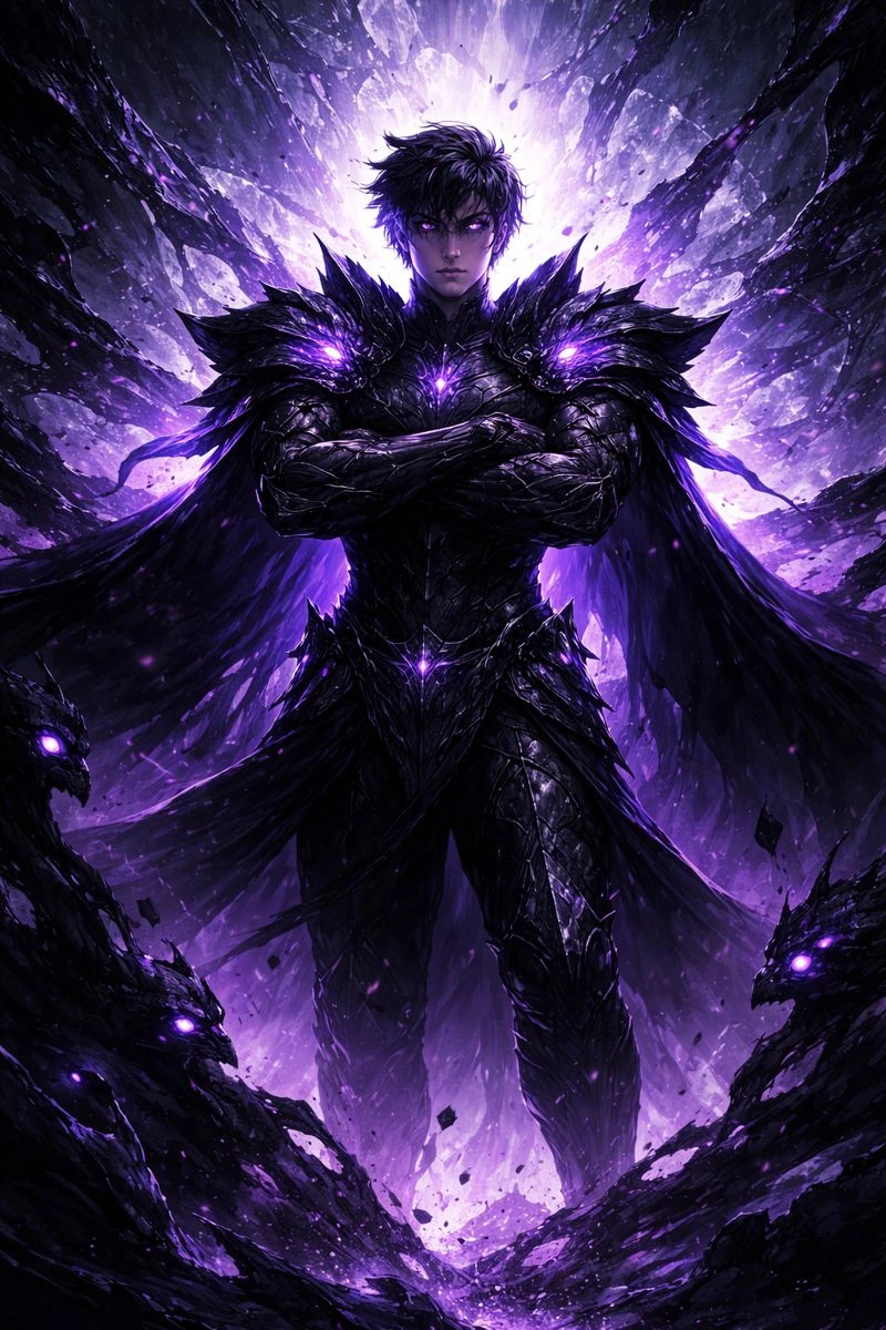Jin-woo commanding shadows without The System interface.