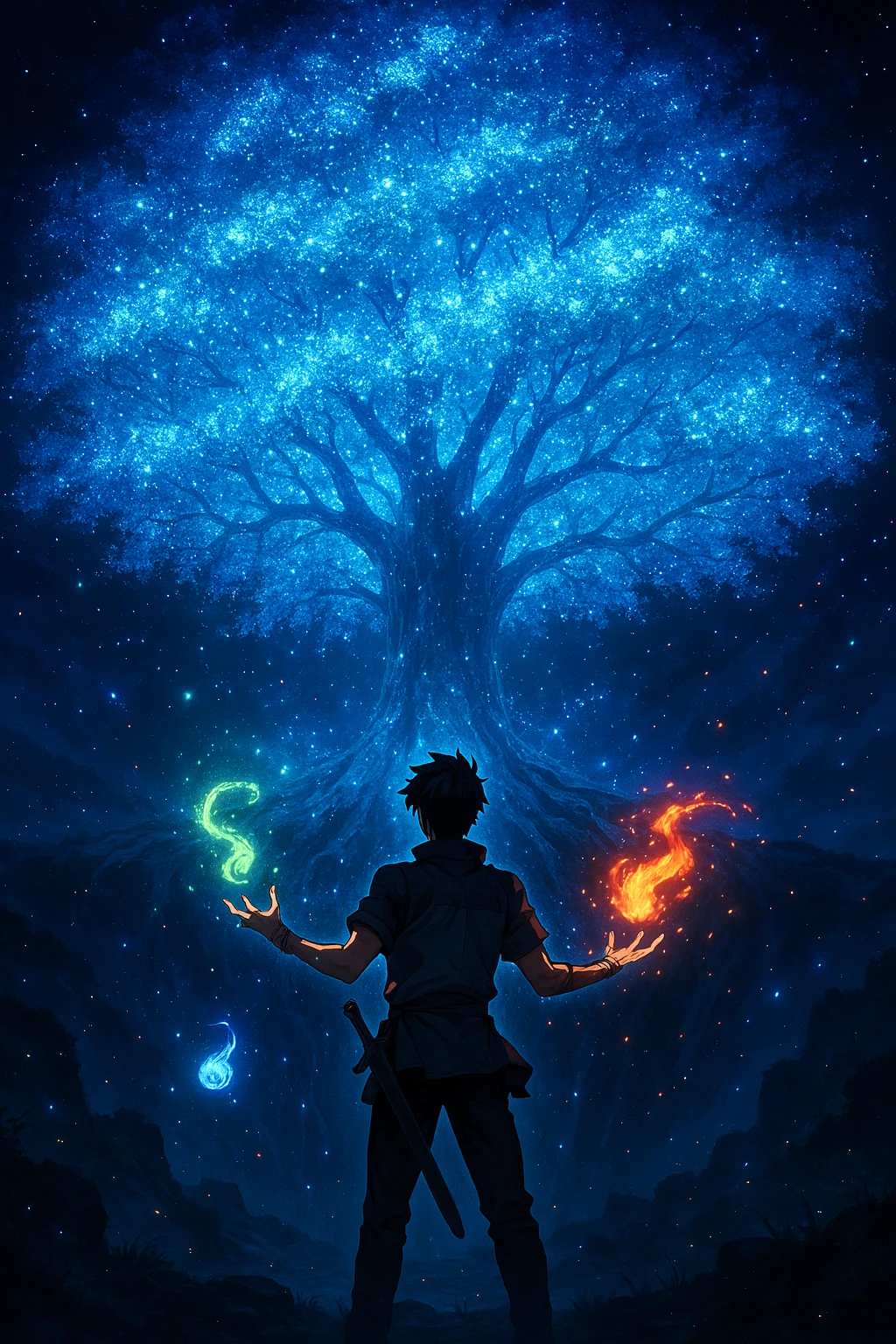 Spirit magic and the World Tree in Solo Leveling Ragnarok.
