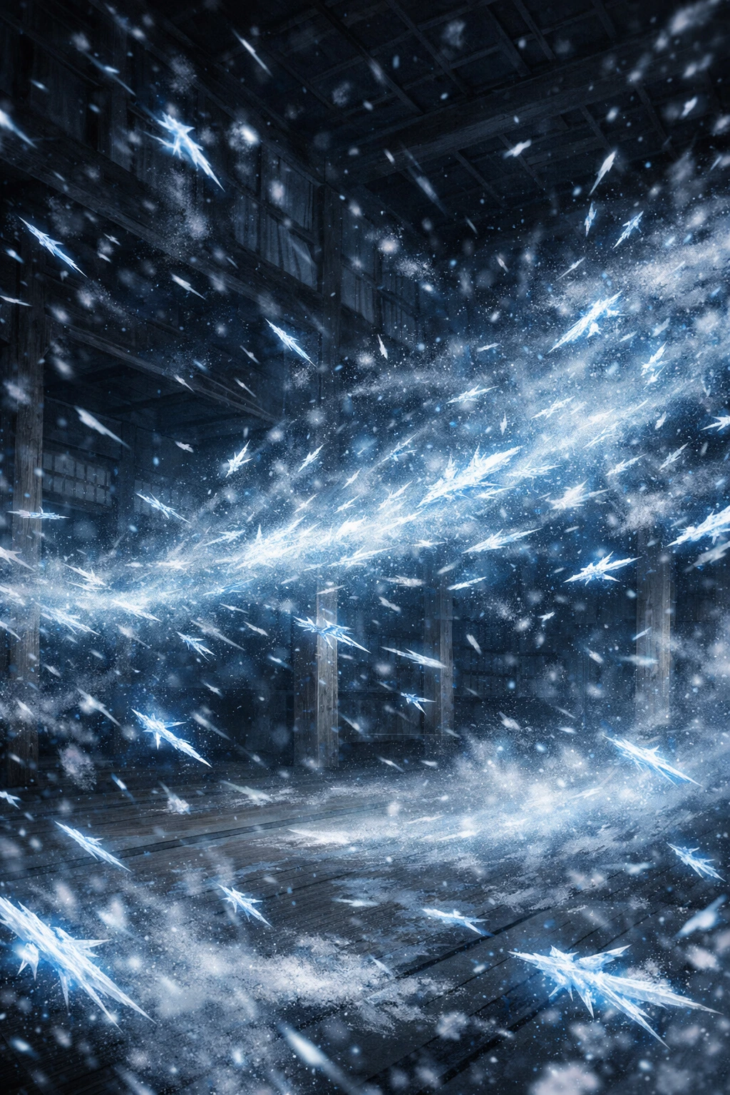 The deadly microscopic ice powder Blood Demon Art of Doma Upper Moon 2.