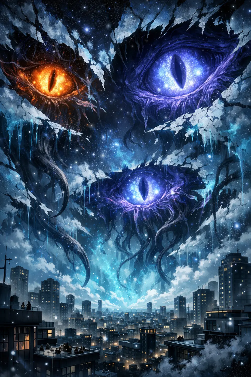 The cosmic horror of the Itarim Outer Gods threatening Sung Su-ho's world.