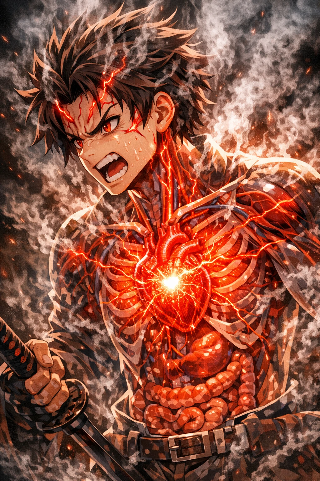 The hyperthermic science and intense heartbeat behind the Demon Slayer Mark.