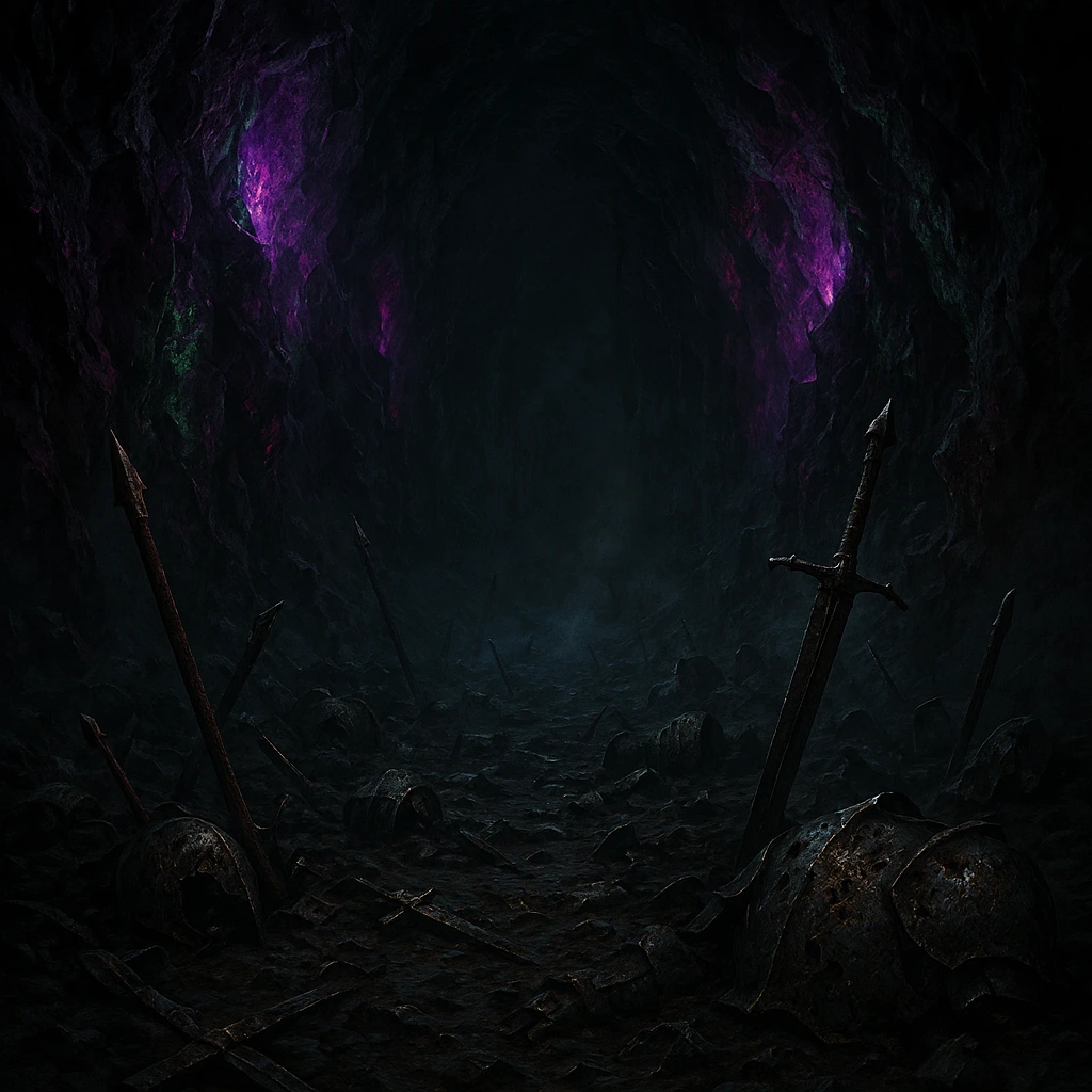 The horrifying and brutal dungeon atmosphere toned down by the Solo Leveling Manhwa.