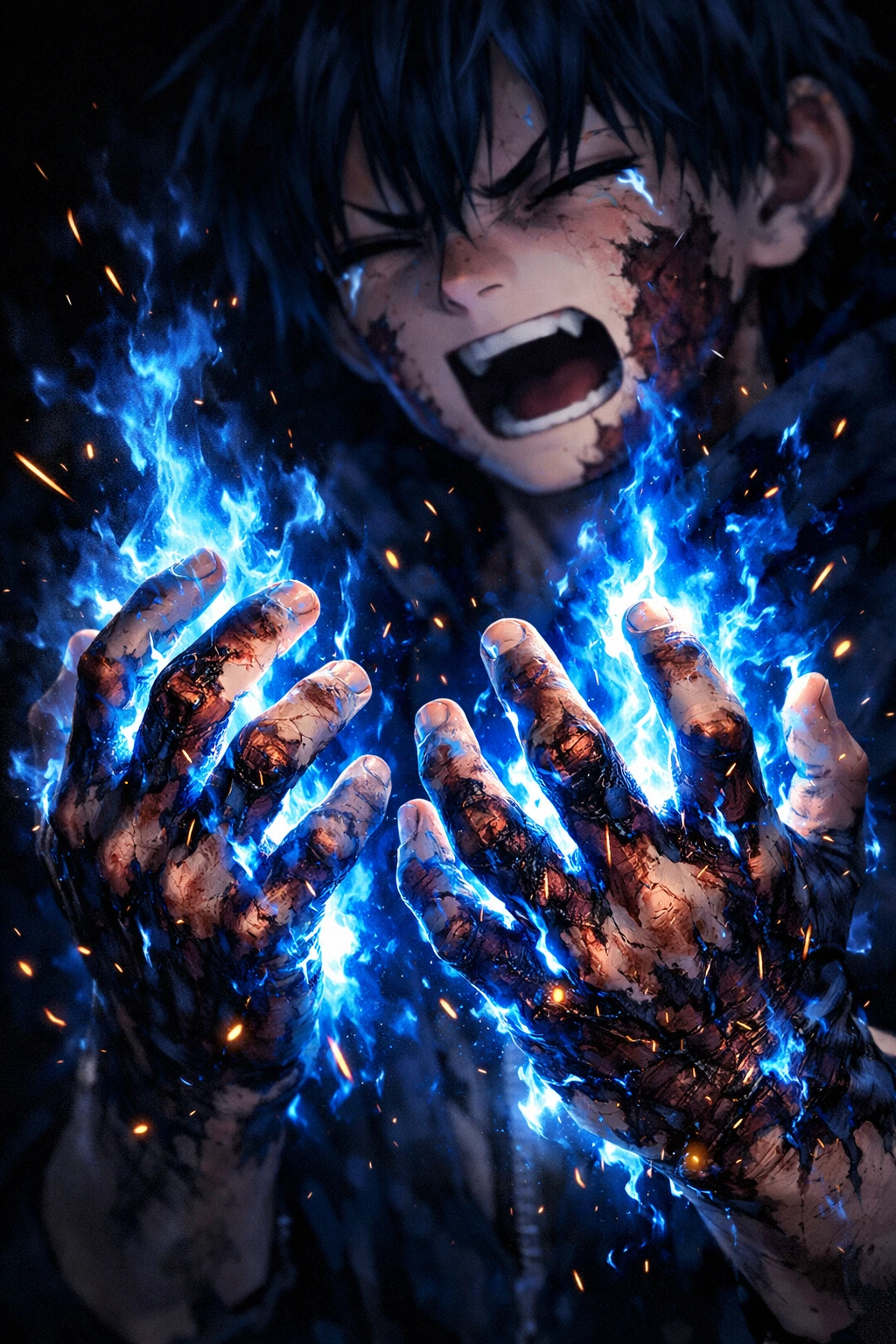 The biological Quirk mismatch destroying Touya Todoroki from the inside.