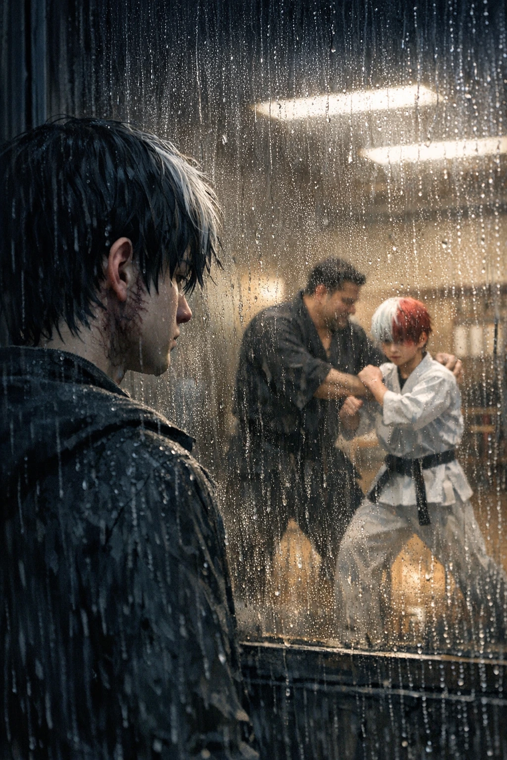 Touya Todoroki being replaced by his younger brother Shoto.