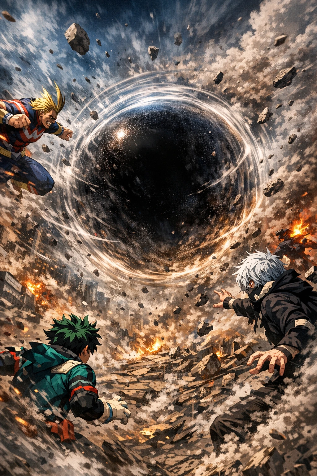 Creating a deadly atmospheric vacuum using New Order My Hero Academia.