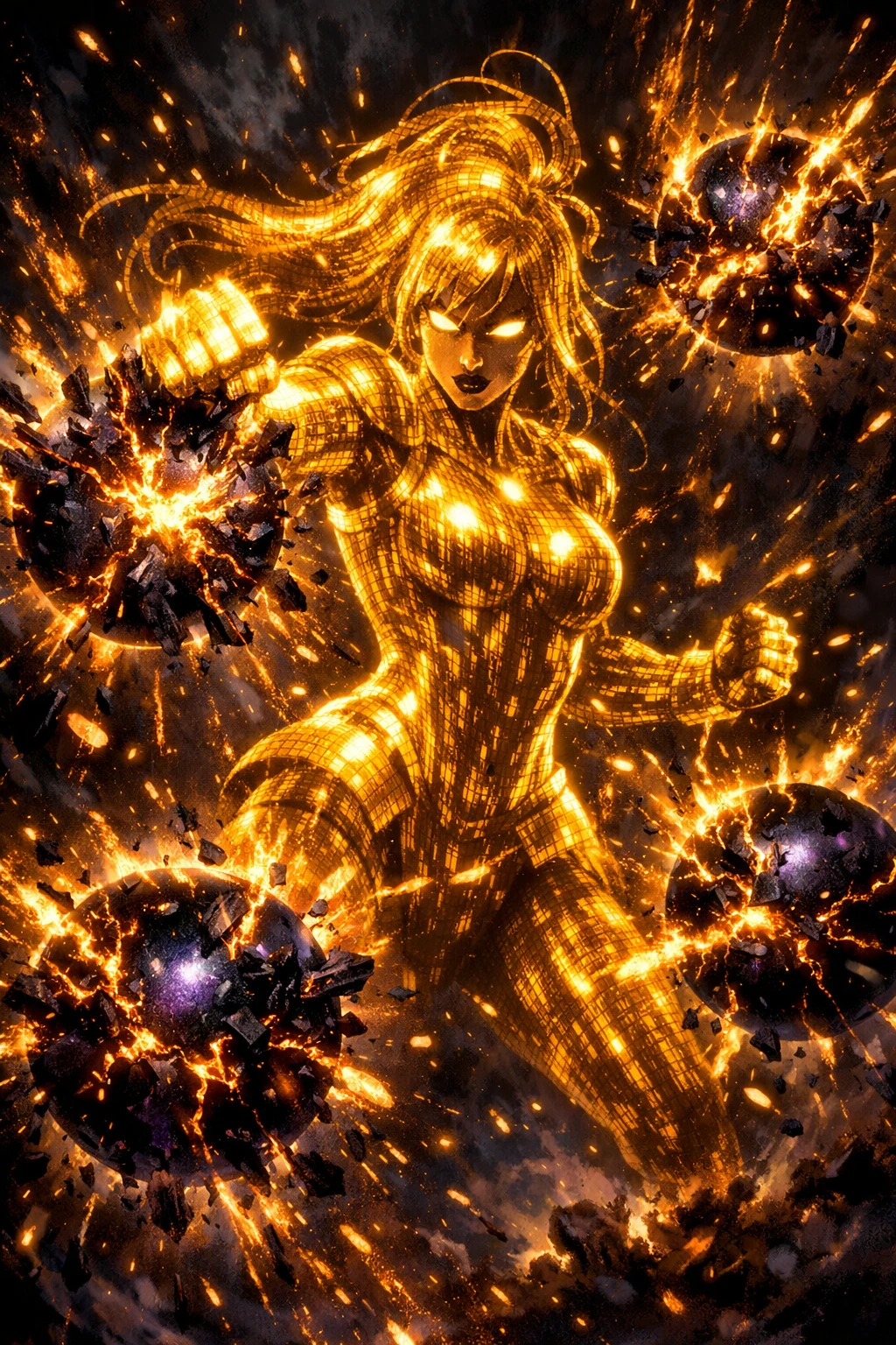 The ultimate biological virus form of New Order My Hero Academia erasing enemy powers.