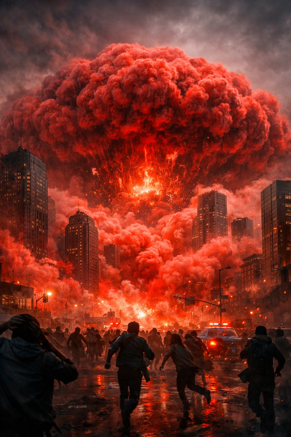An Ideo bomb releasing the weaponized gas version of Trigger My Hero Academia.