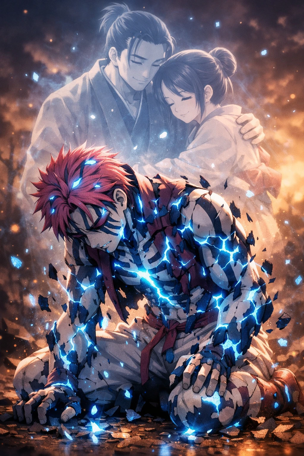 The final redemption and internal destruction of Akaza Upper Moon 3.