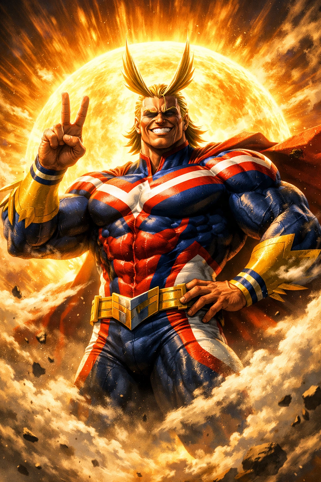 All Might the symbol of peace and wielder of One For All My Hero Academia