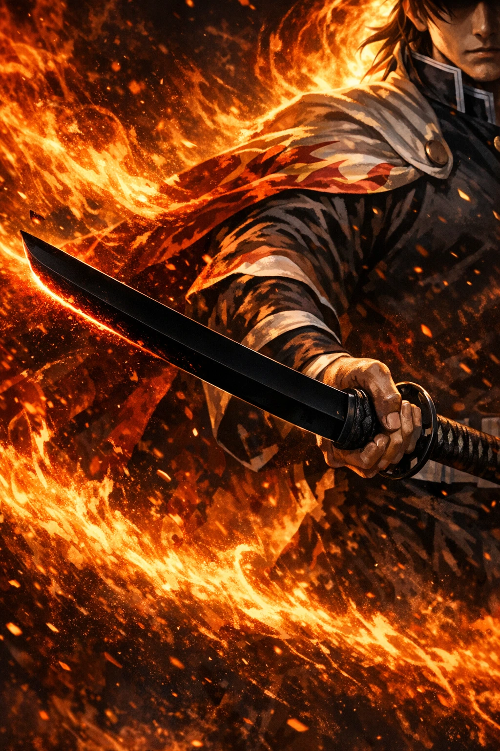 The hyper-dense perfect energy absorber Black Nichirin Swords.