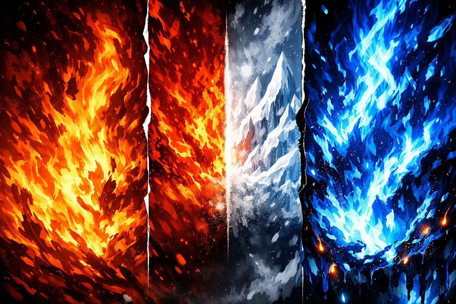Comparing the ultimate fire Quirks with the Blue Flame My Hero Academia.