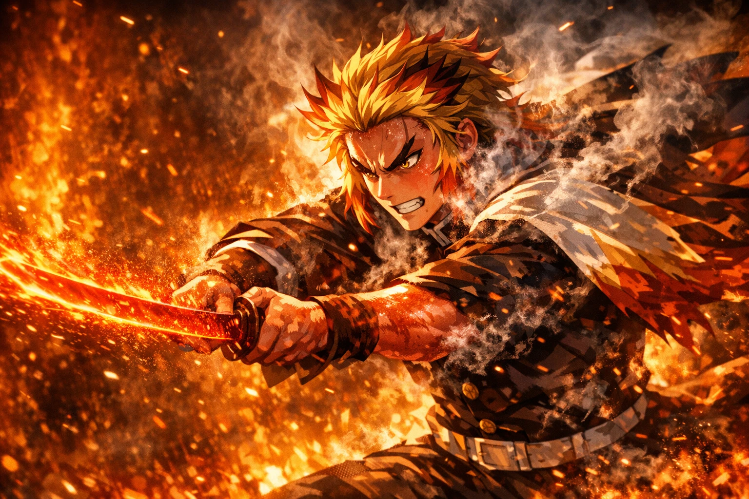 Extreme heat and friction caused by Flame Breathing Styles.