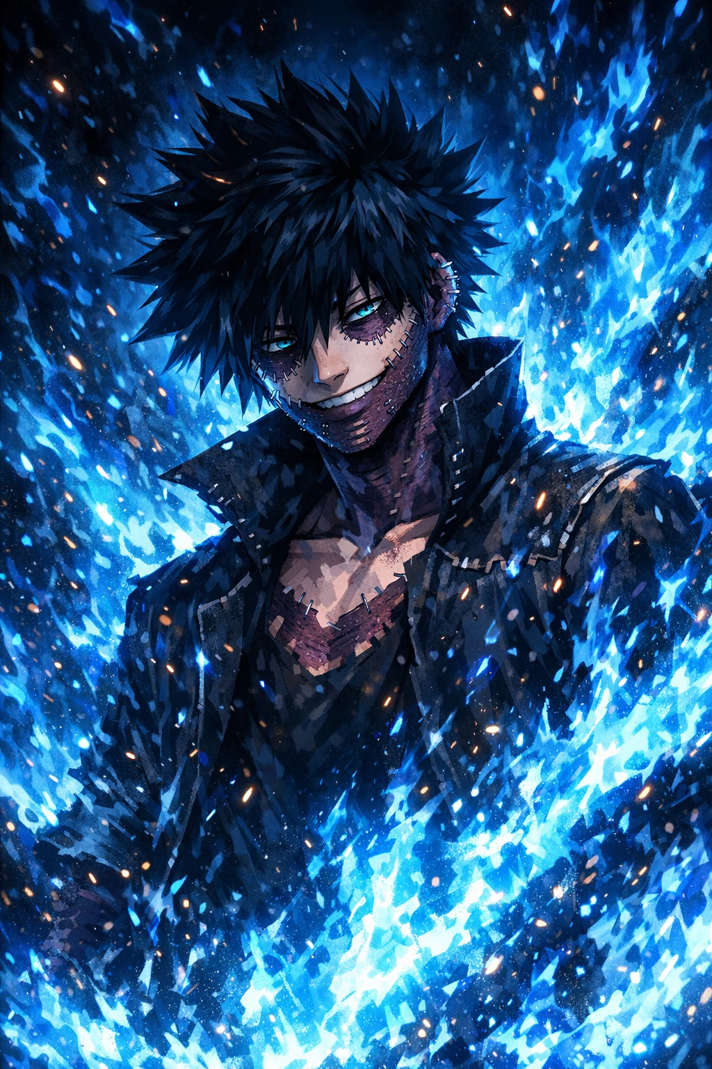 Dabi blue flames revenge League of Villains My Hero Academia