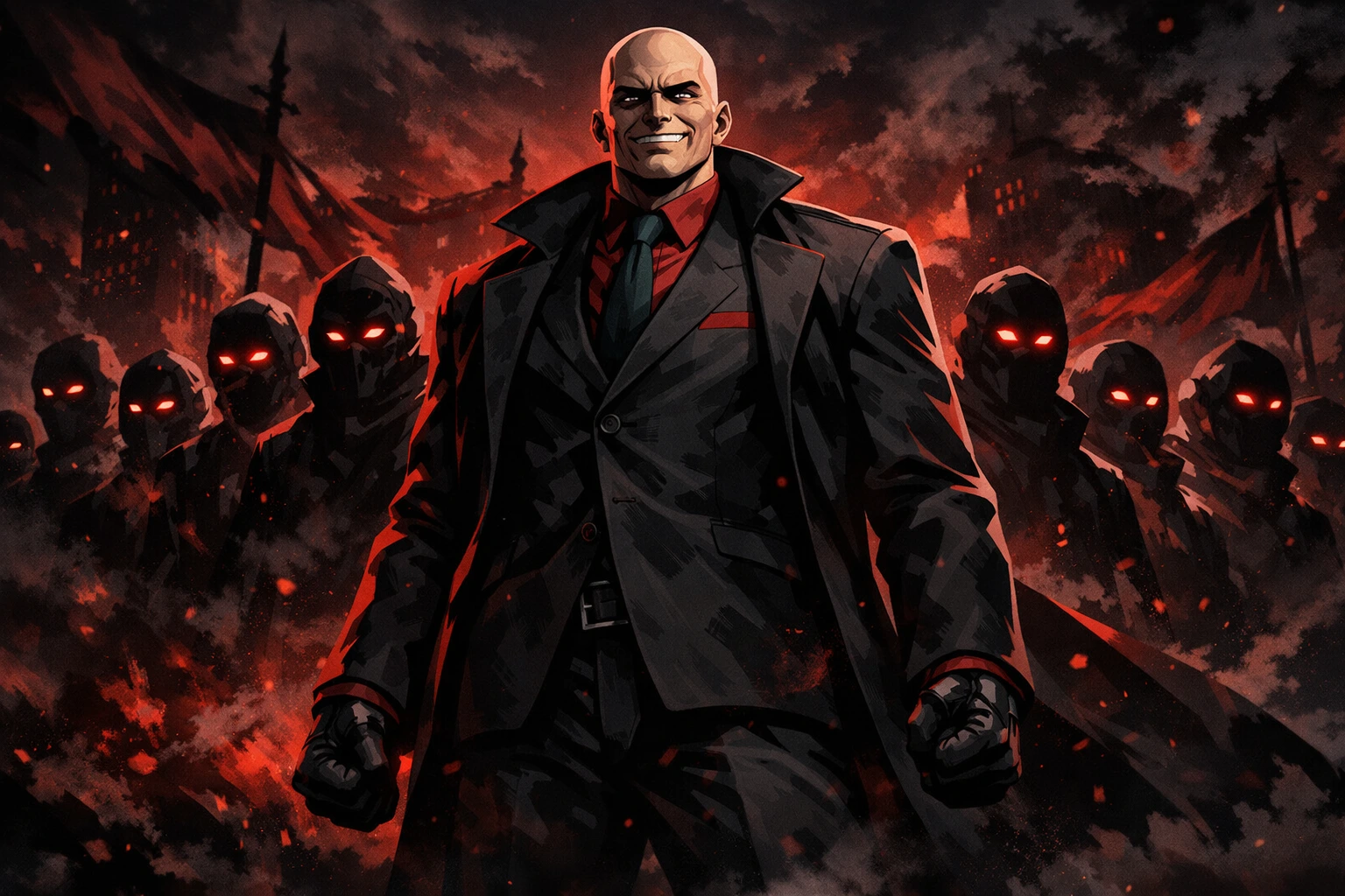 Destro My Hero Academia leading the dark revolution