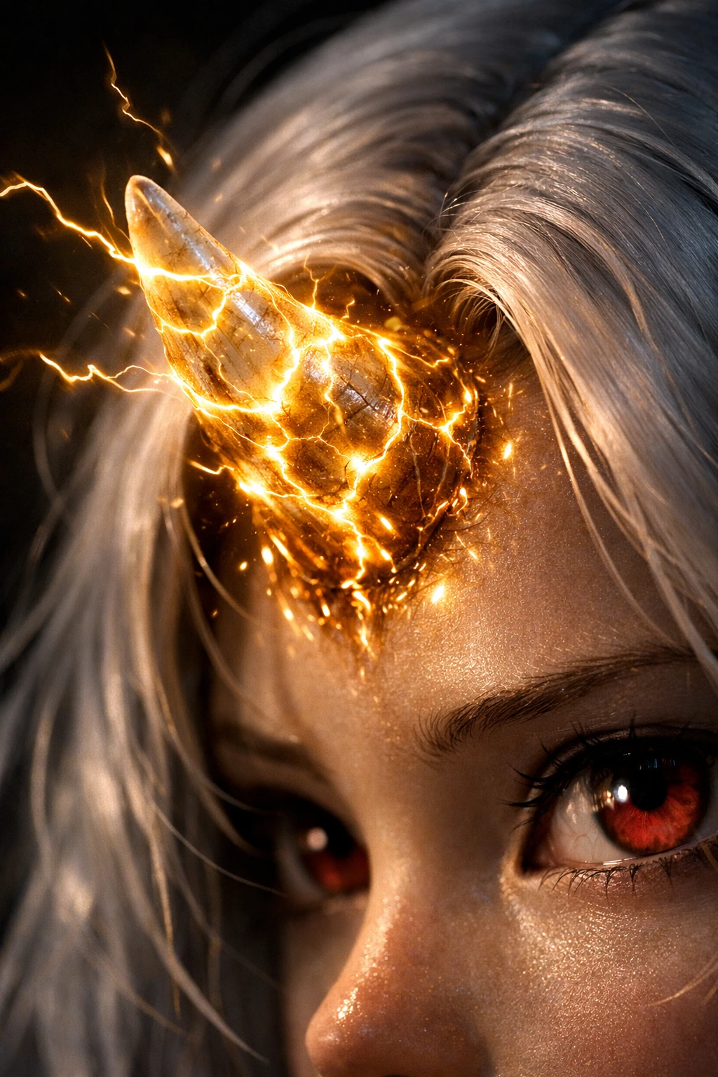 The glowing biological horn representing the Rewind My Hero Academia power.