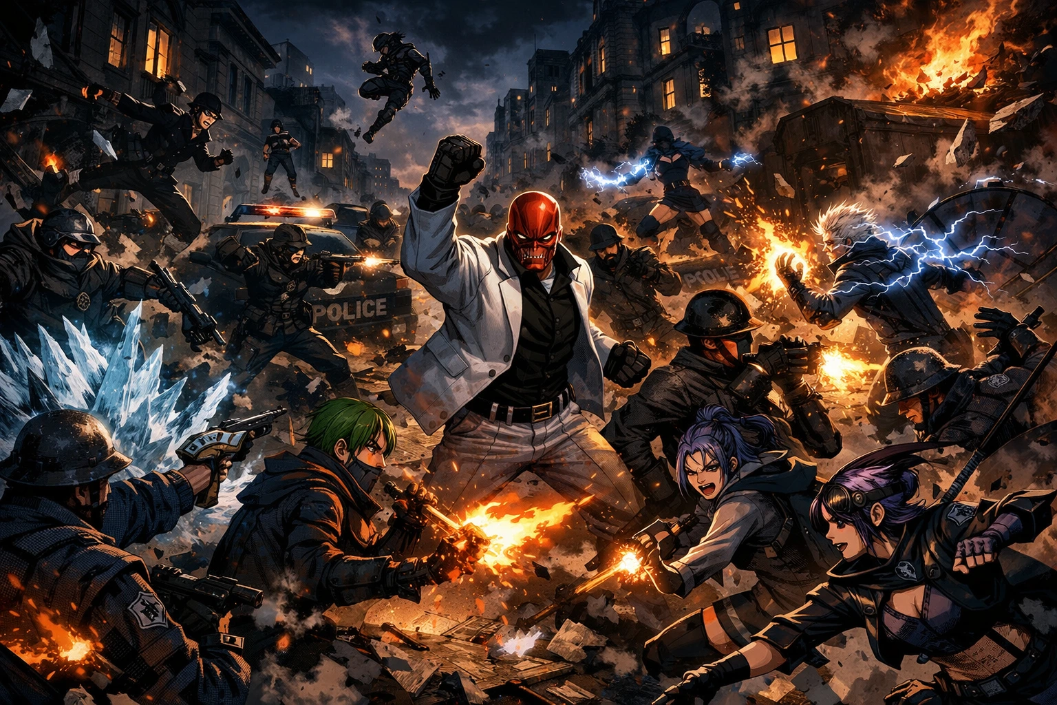 Destro My Hero Academia first army fighting the war