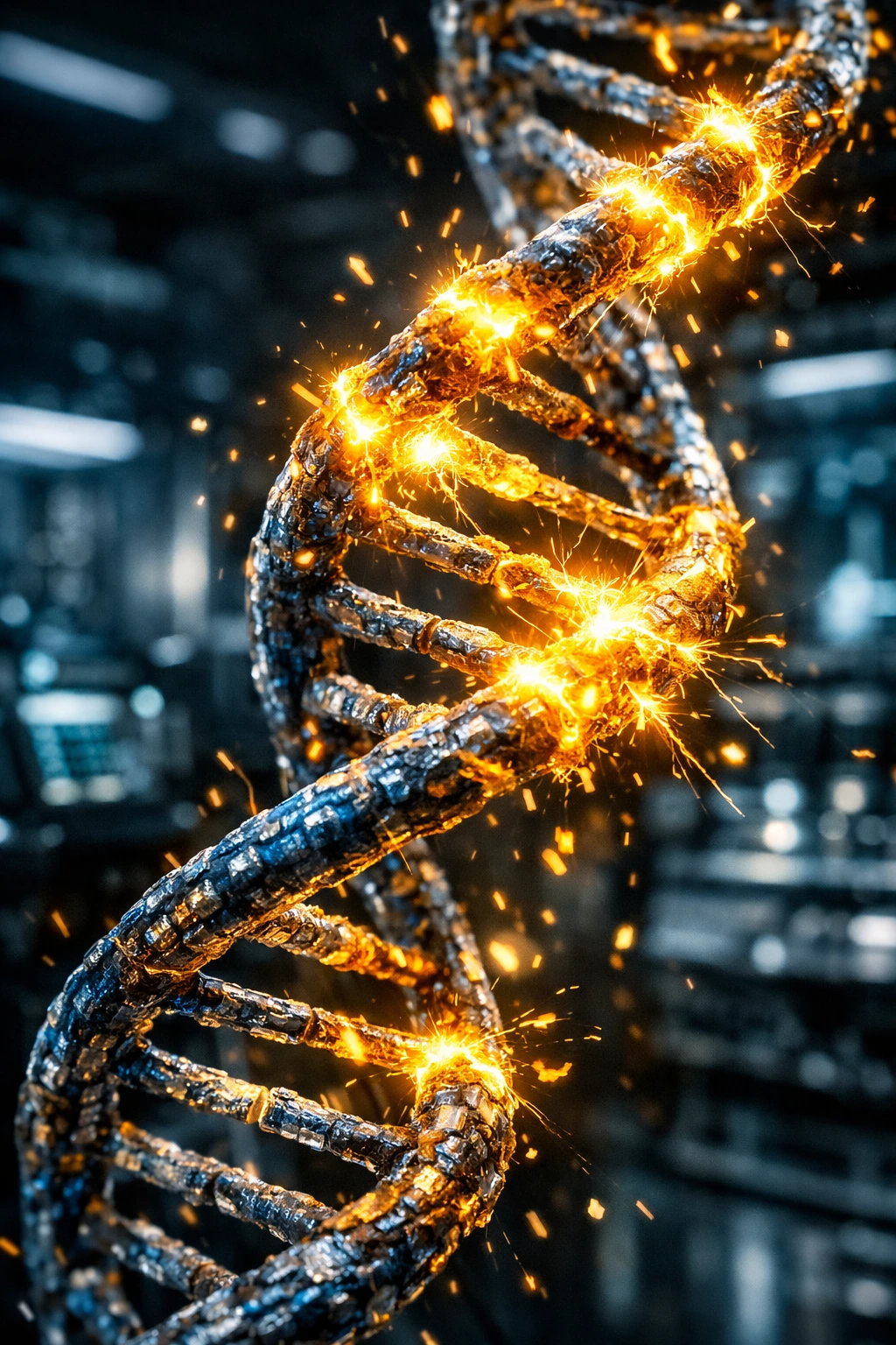 Human DNA mutating to create the Luminous Baby My Hero Academia phenomenon.