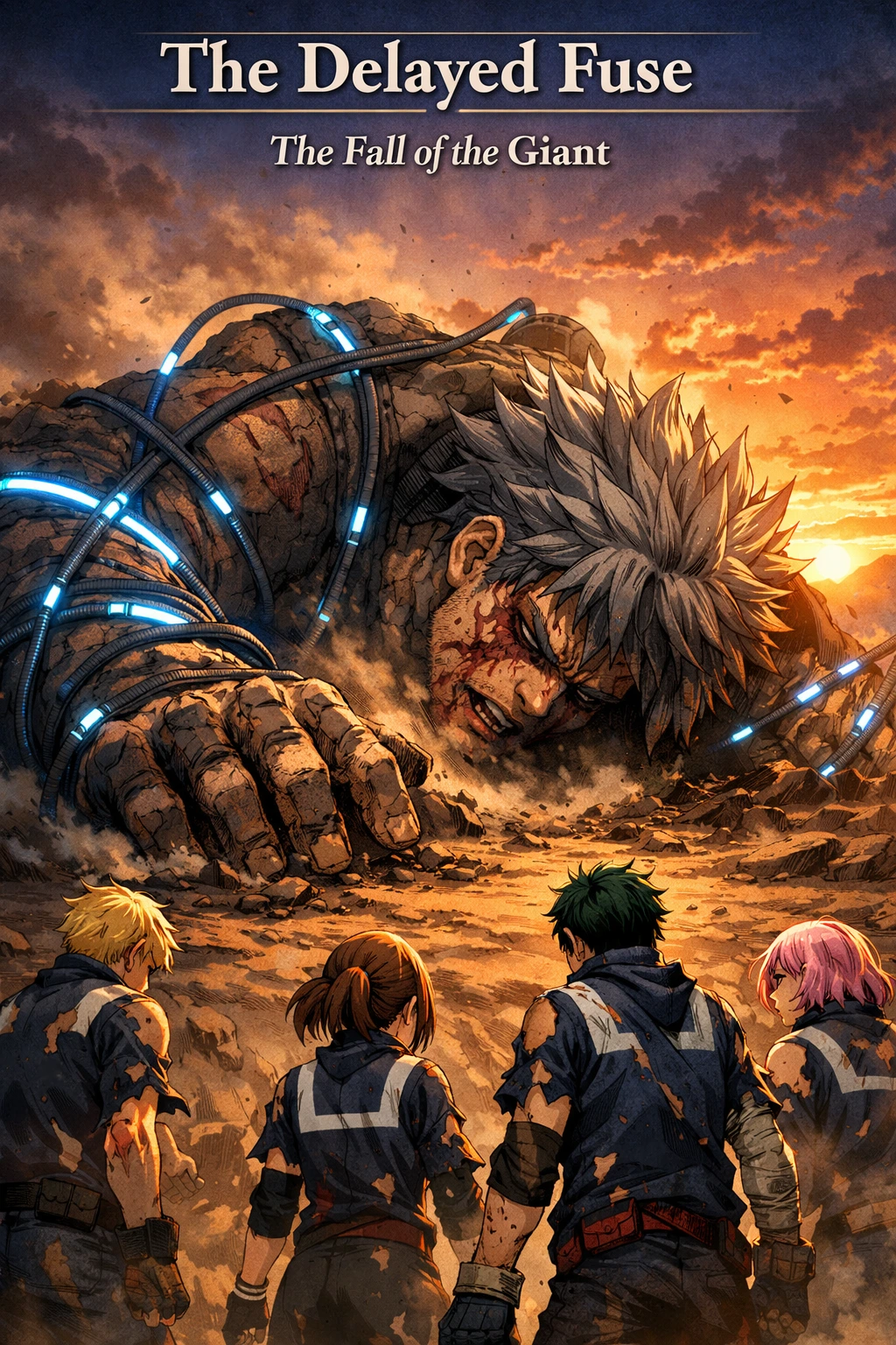 Defeat and sedation of Gigantomachia My Hero Academia