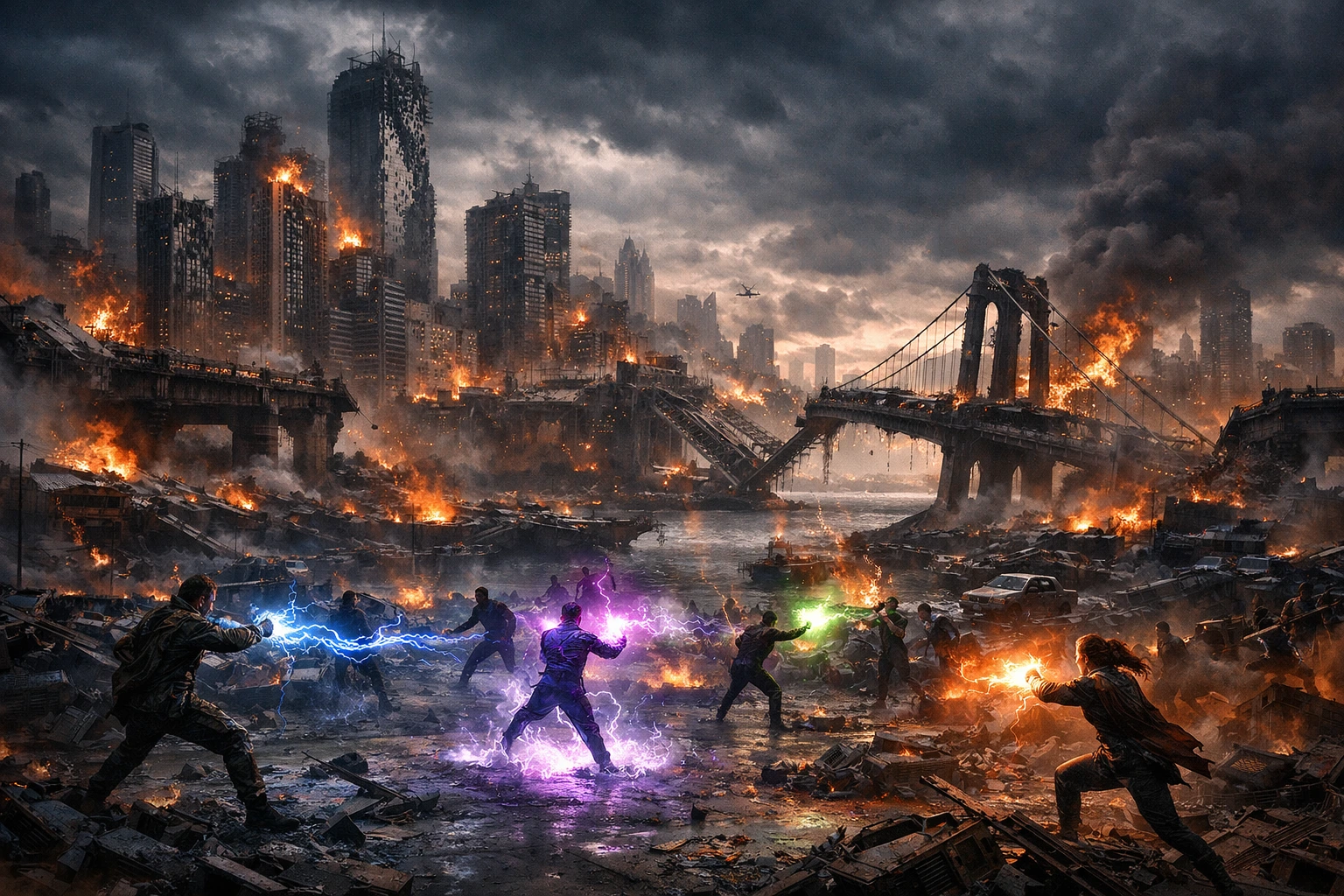 Societal collapse during the lost century caused by the Luminous Baby My Hero Academia.