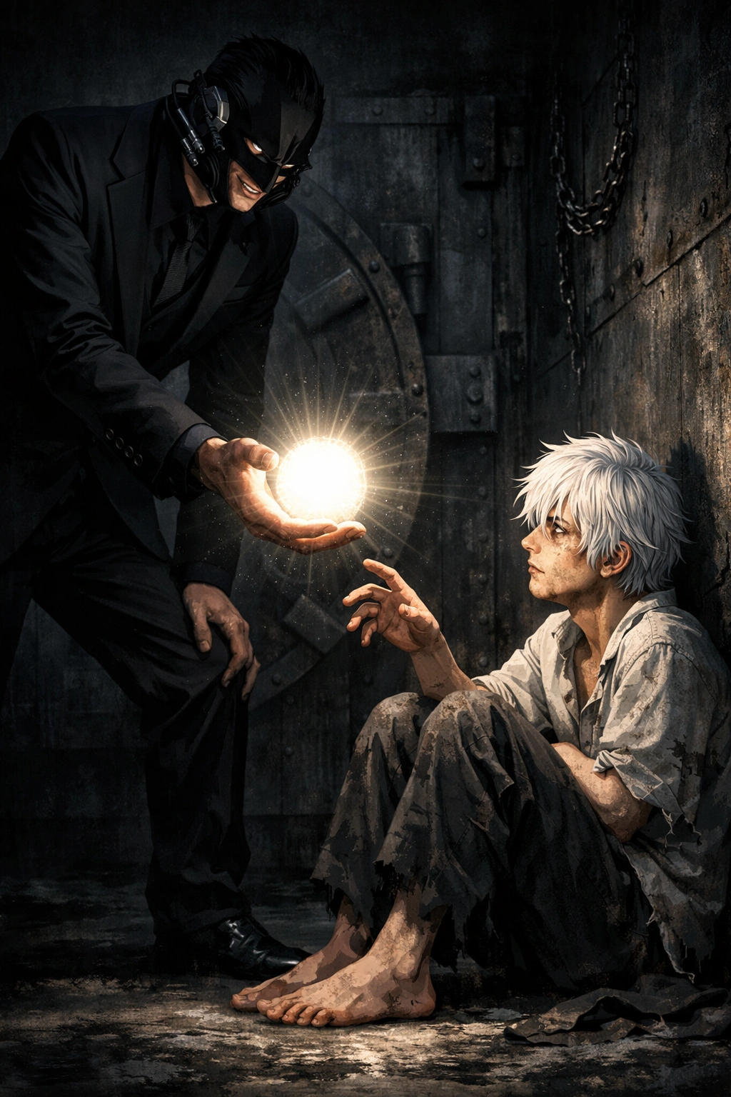 Origin of One For All My Hero Academia between All For One and Yoichi