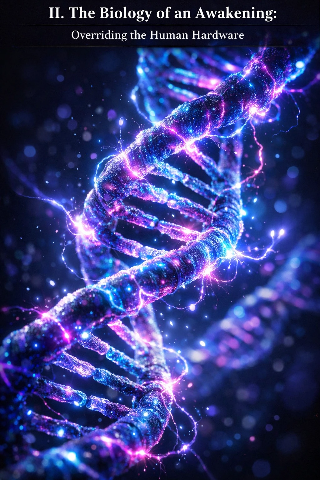 Microscopic view of Quirk My Hero Academia genetic factor mutation 
