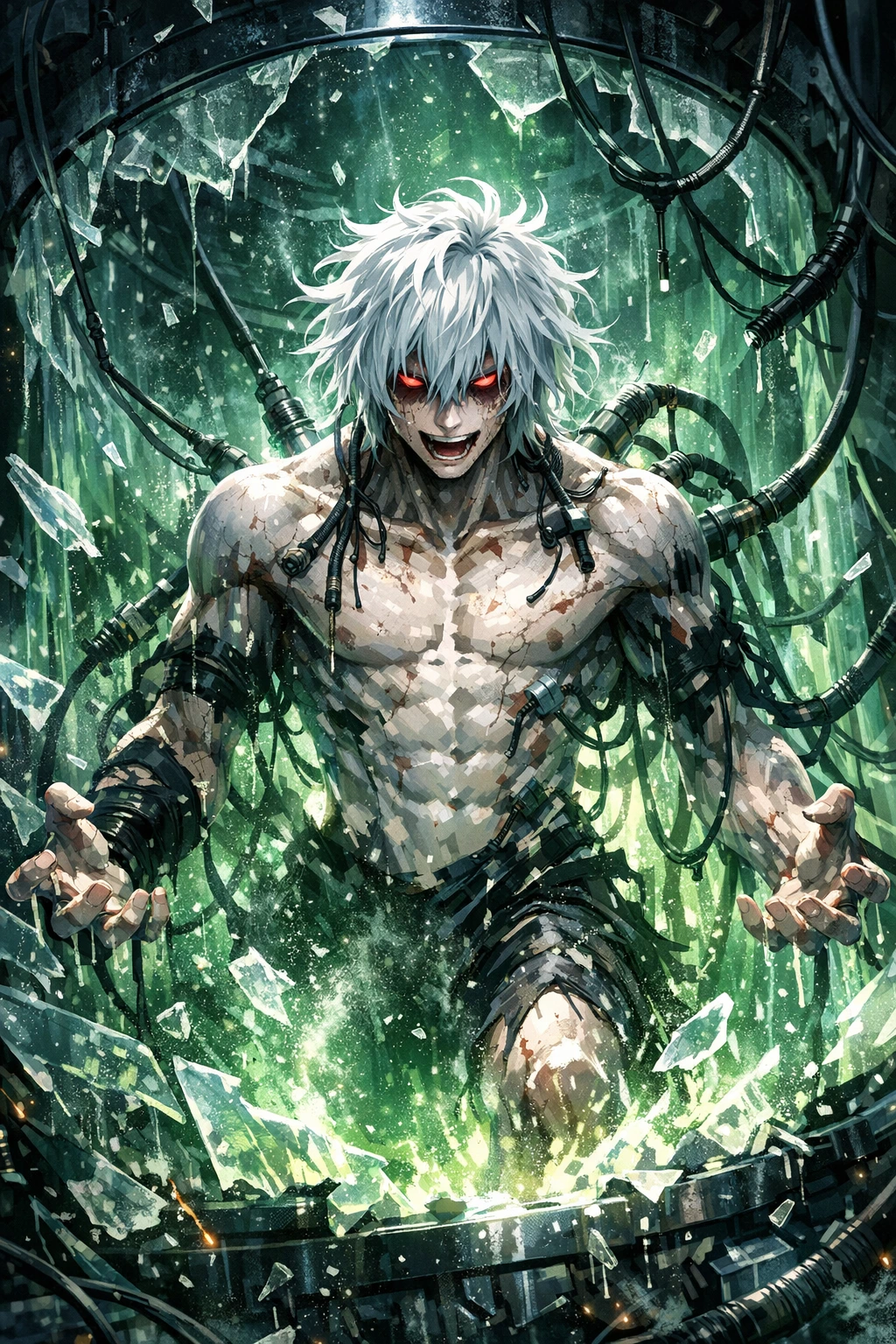 Tomura Shigaraki waking up as the ultimate Nomu My Hero Academia.