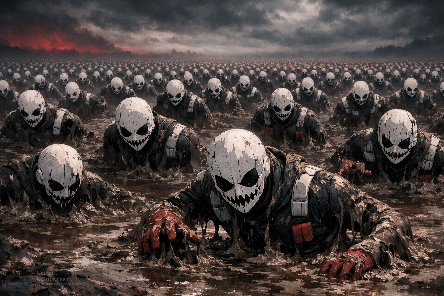 Twice cloning himself infinitely using his Quirk My Hero Academia 