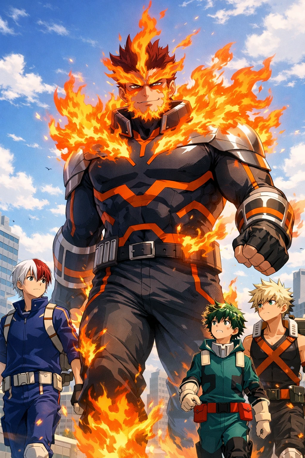The path of atonement and mentoring the next generation for Endeavor My Hero Academia.