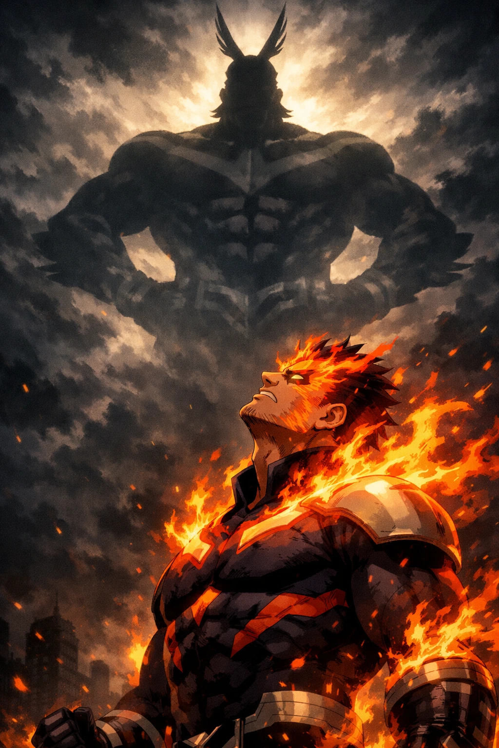 The psychological burden of surpassing All Might for Endeavor My Hero Academia.