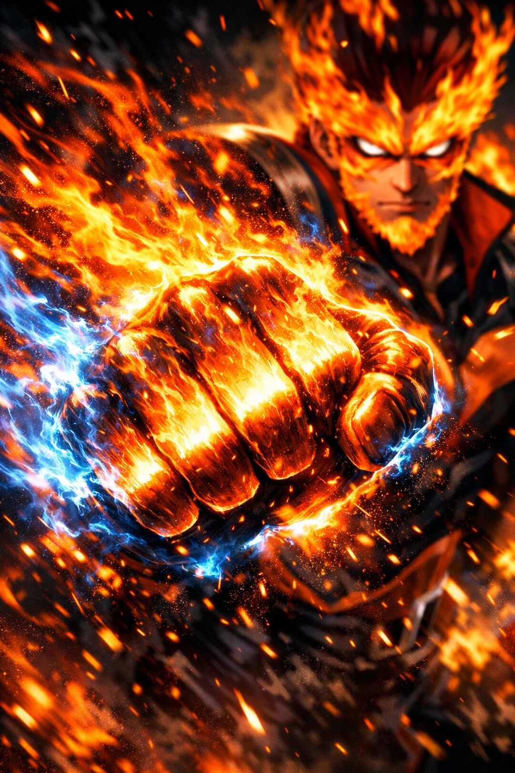The devastating biological power of the Hellflame Quirk used by Endeavor My Hero Academia.