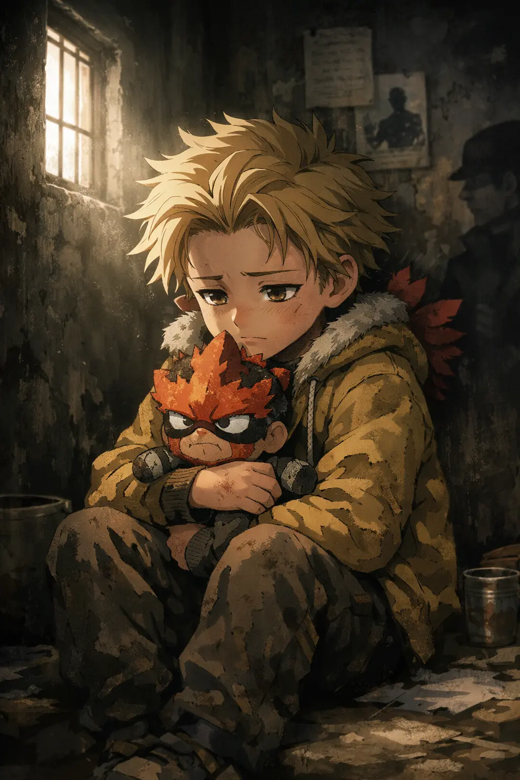 The traumatic childhood and HPSC grooming of young Hawks My Hero Academia.