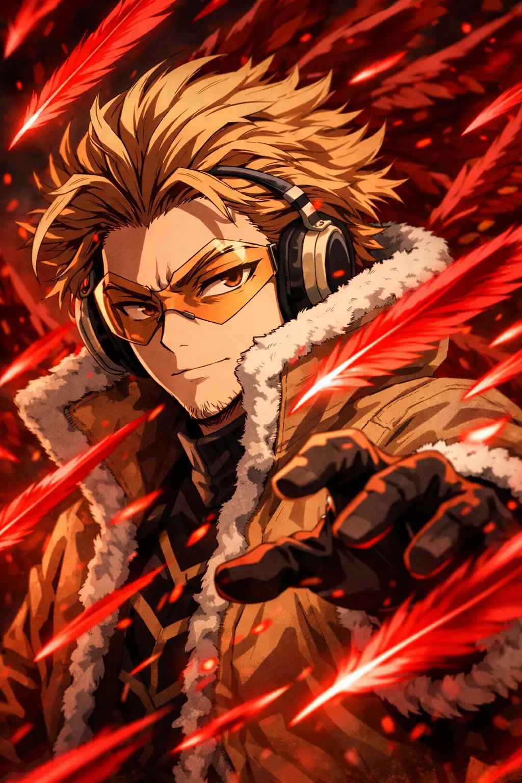• The devastating power of the Fierce Wings Quirk used by Hawks My Hero Academia.